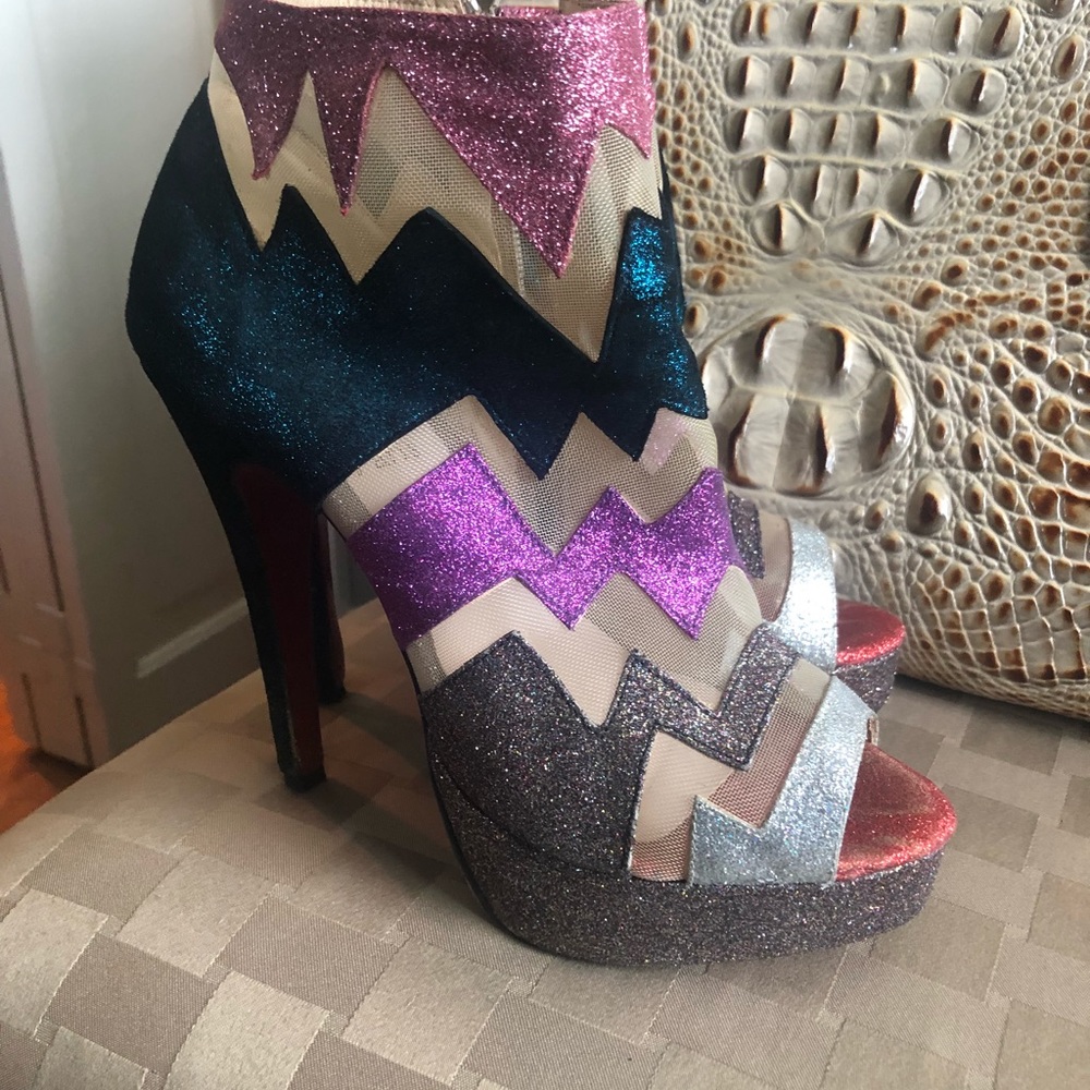 Ziggy multi color heels